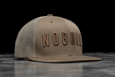 Nobull Platte-Brim Trucker Hoeden Dames Lichtbruin | 157028-TDO