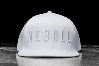 Nobull Platte-Brim Trucker Hoeden Dames Wit | 657034-OIE