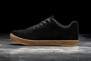 Nobull Suede Trainer Fitness Schoenen Heren Zwart | 934076-OGB