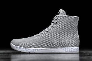 Nobull Superfabric High-Top Arctic Trainer Fitness Schoenen Heren Grijs | 375069-YVK