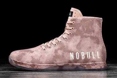 Nobull Superfabric High-Top Tie-Dye Trainer Fitness Schoenen Dames Roze | 672308-BZF