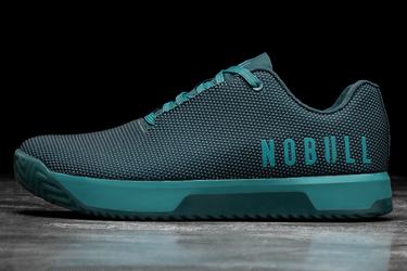 Nobull Superfabric Trainer Fitness Schoenen Heren Diepturquoise | 429306-JUW