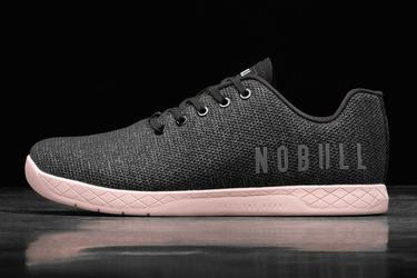 Nobull Superfabric Trainer Fitness Schoenen Heren Zwart Roze | 845713-VDP