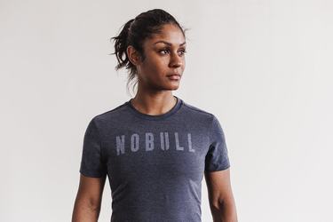 Nobull T-shirts Dames Donkerblauw | 852140-VFH