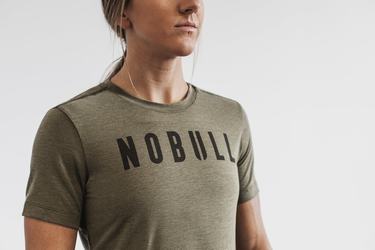 Nobull T-shirts Dames Groen | 187093-CZD