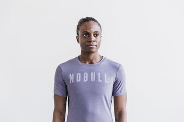 Nobull T-shirts Dames Lavendel | 659178-YNQ