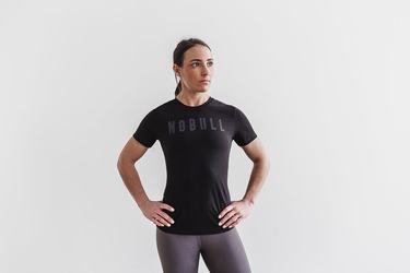 Nobull T-shirts Dames Zwart | 908321-ZQL