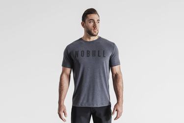 Nobull T-shirts Heren Diepgrijs | 507914-LVY