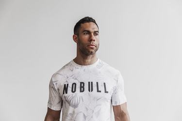 Nobull T-shirts Heren Grijs | 234601-PLI