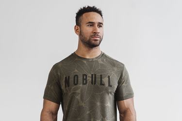 Nobull T-shirts Heren Groen | 130548-HWR