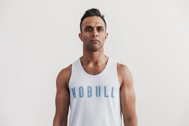 Nobull Tank Tanktop Heren Blauw | 750162-XIW