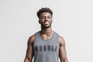 Nobull Tank Tanktop Heren Donkergrijs | 598701-JYV