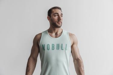 Nobull Tank Tanktop Heren Groen | 138509-BOA