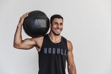 Nobull Tank Tanktop Heren Zwart | 530748-VGT