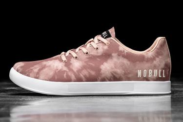 Nobull Tie-Dye Canvas Trainer Fitness Schoenen Dames Roze | 914836-OSC