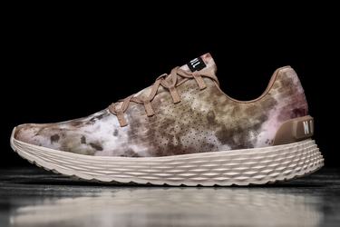 Nobull Tie-Dye Ripstop Runner Loopschoenen Heren Bruin Khaki | 608437-GAP