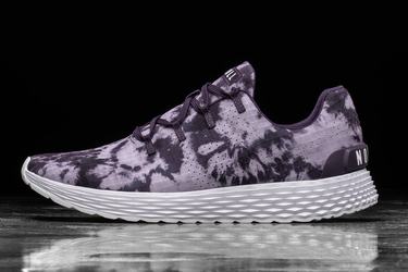 Nobull Tie-Dye Ripstop Runner Loopschoenen Dames Paars | 624517-BOQ