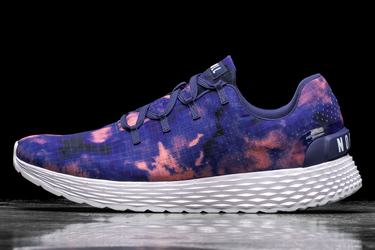 Nobull Tie-Dye Ripstop Runner Loopschoenen Heren Indigo Roze | 790632-WIQ