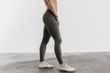 Nobull Tight Hardloopbroek Dames Groen | 429536-UBQ