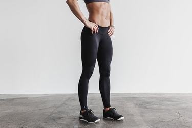 Nobull Tight Hardloopbroek Dames Zwart | 351746-KEV