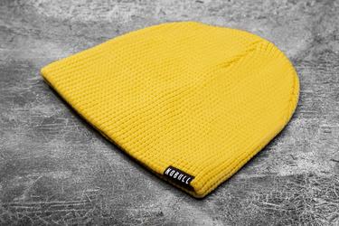 Nobull Waffle Beanie Neon Muts Heren Geel | 387542-DZU