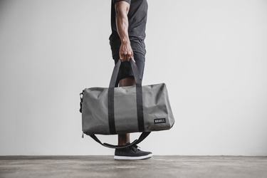 Nobull Waxed Canvas Duffle Sporttas Dames Grijs | 508973-TPF