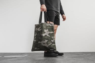 Nobull Waxed Canvas Tote Tassen Dames Groen Camo | 265408-DYN